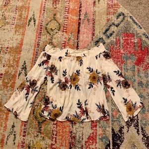 O’Neil off the shoulder floral top